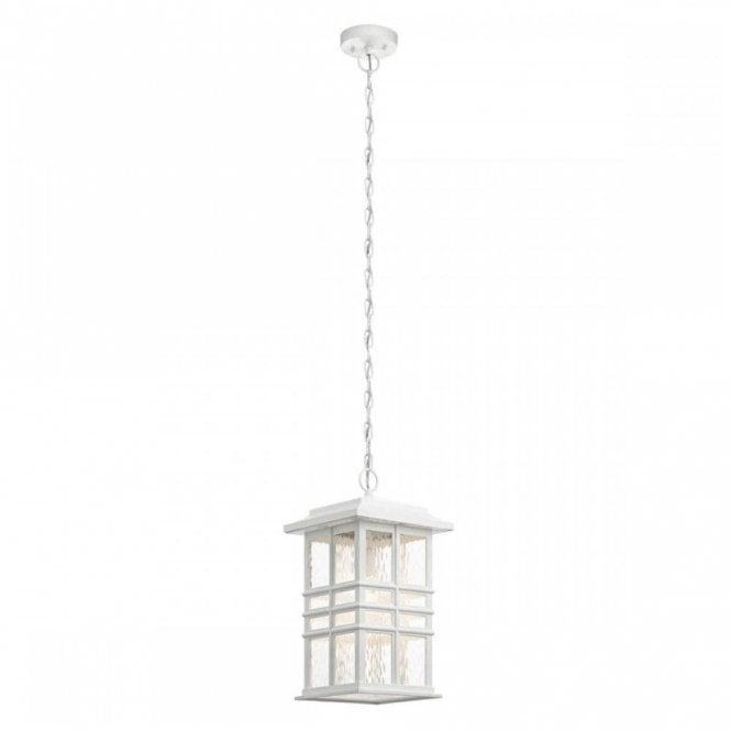 BEACON Square Chain Lantern in White