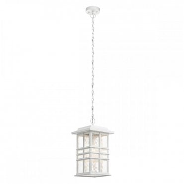 BEACON Square Chain Lantern in White