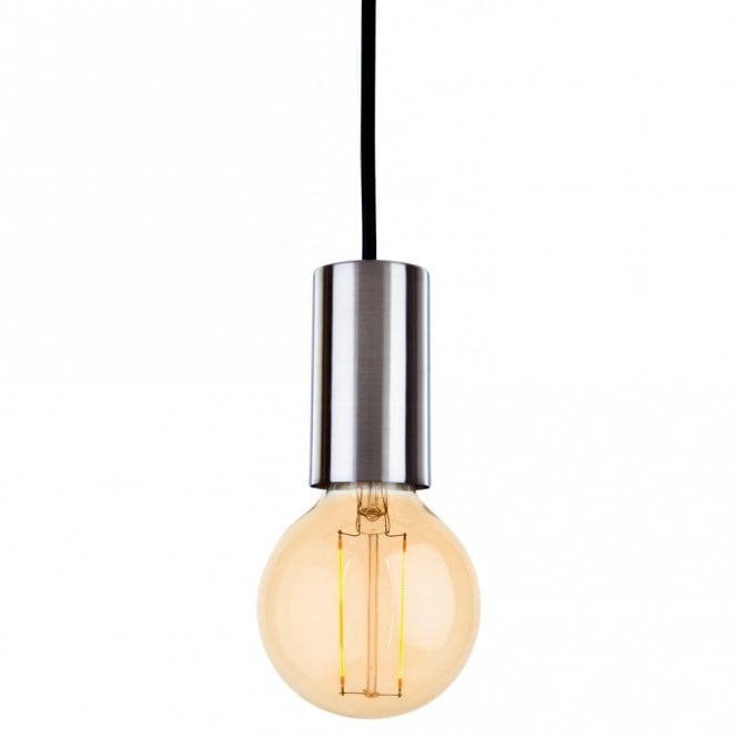 BERKELEY - Pendant With LED Lamp Brushed Steel