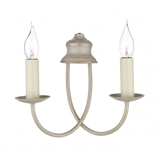 BERMUDA - Cream Gold Double Wall Light