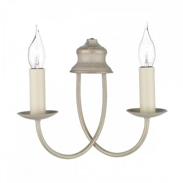 BERMUDA - Cream Gold Double Wall Light
