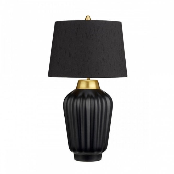 BEXLEY Table Lamp Black & Brushed Brass