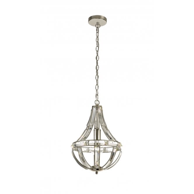 BIJOUX Ceiling Pendant Light Polished Nickel