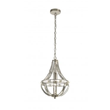 BIJOUX Ceiling Pendant Light Polished Nickel
