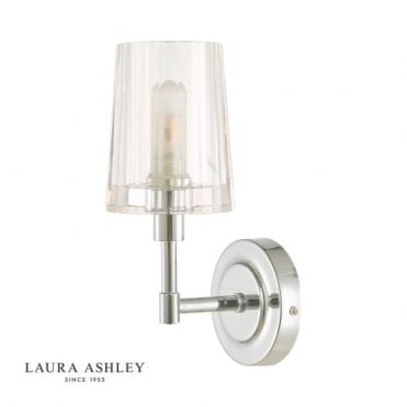 Blake Bathroom Wall Light - Polished Chrome and Crystal IP44