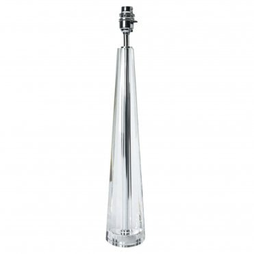 Extra-Large Crystal Table Lamp Glass Base Only