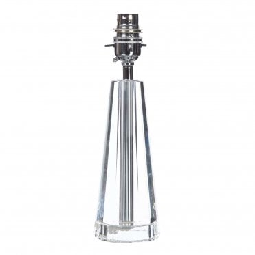 Small Crystal Cut Table Lamp Base Only