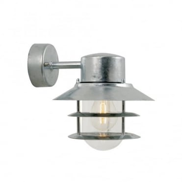 BLOKHUS - Downward Exterior Wall Light Galvanised Steel