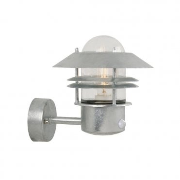 BLOKHUS - Modern Exterior Wall Light Galvanised Steel Motion Sensor