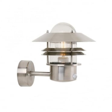 BLOKHUS - Modern Exterior Wall Light Stainless Steel Motion Sensor