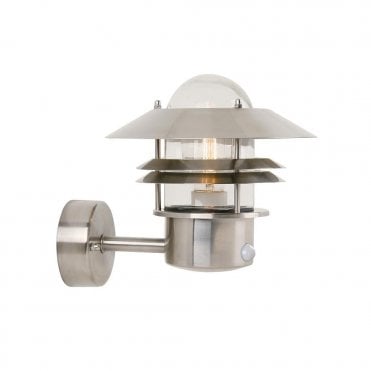 BLOKHUS - Modern Exterior Wall Light Stainless Steel Motion Sensor