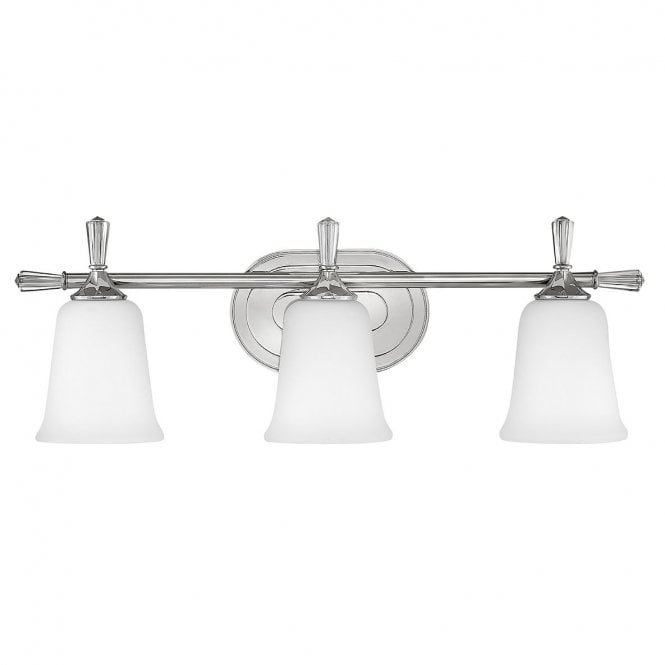 BLYTHE 3 Light Bar Light in White and Polished Chrome