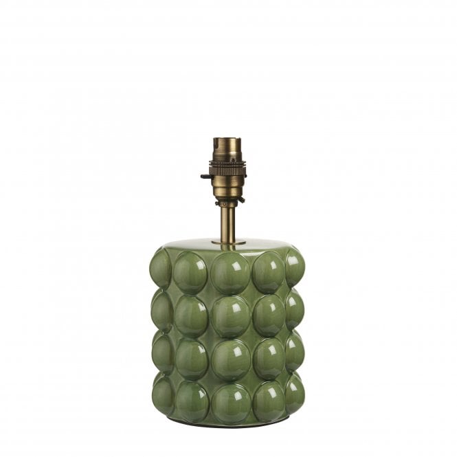 Bobble Ceramic Table Lamp - Gloss Olive Green (Base Only)