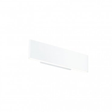 BODHI 285 LED Wall Light Textured Matt White Paint & Frosted Acrylic