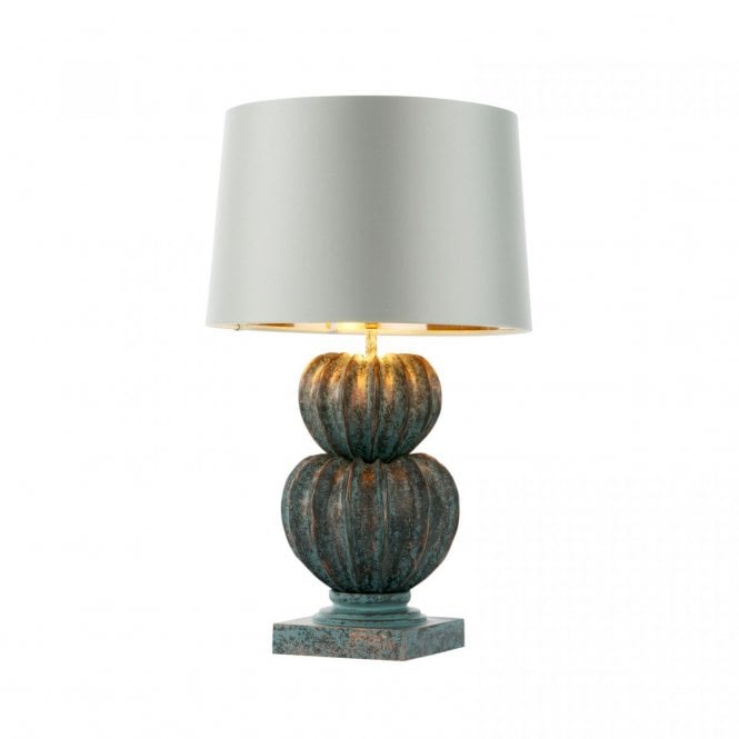 BOTANY Table Lamp In Verdigris Finish