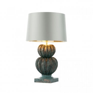BOTANY Table Lamp In Verdigris Finish