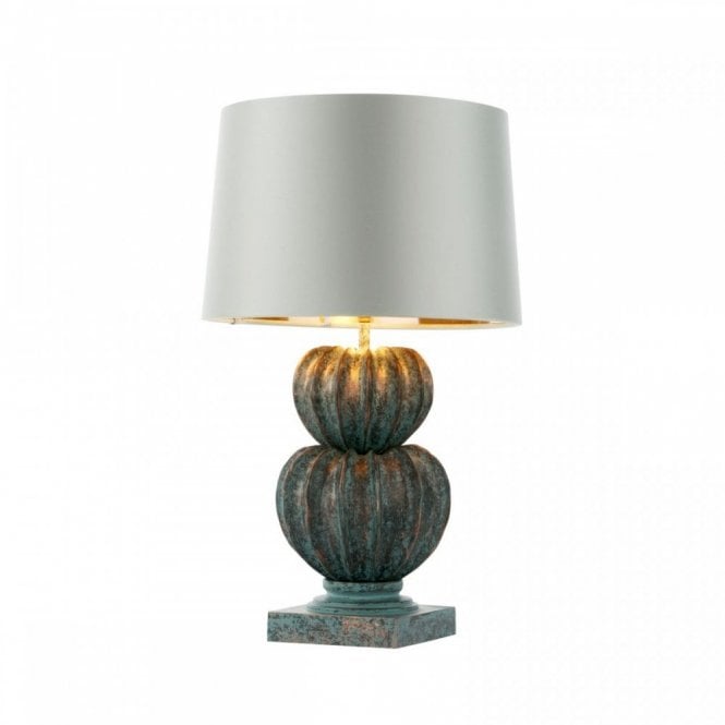 BOTANY Table Lamp In Verdigris Finish