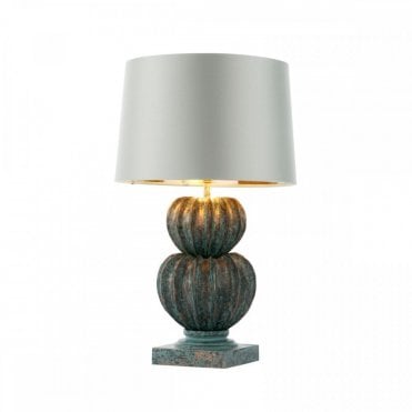 BOTANY Table Lamp In Verdigris Finish