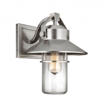 Medium Exterior Wall Lantern In Stainless Steel