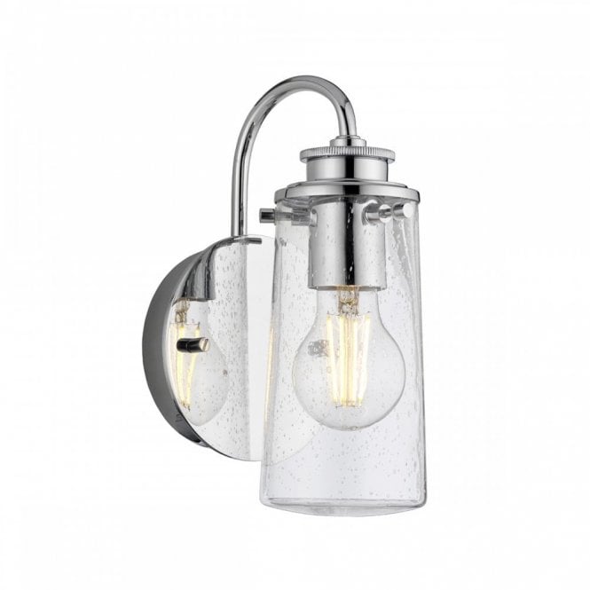 BRAELYN Wall Light Polished Chrome For Bathrooms IP44 Rated