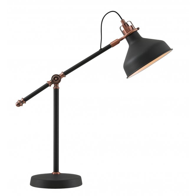 BROCK Adjustable Table Lamp Graphite/Copper/White