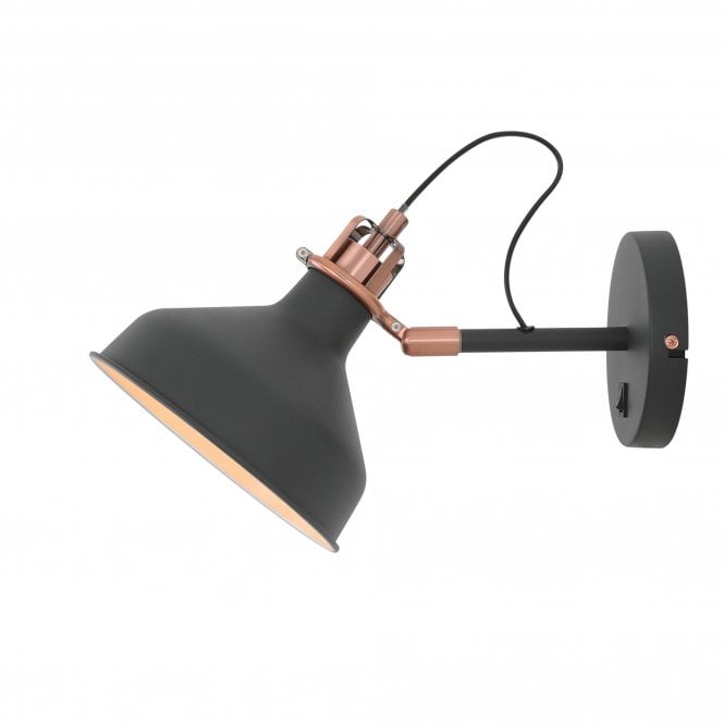 BROCK Wall Light Sand Graphite/Copper/White