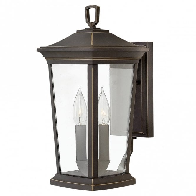 BROMLEY 2 Light Medium Wall Lantern Oil LED Bronze