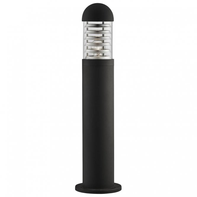 BRONX OUTDOOR BLACK BOLLARD 90cm IP65