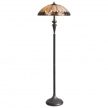 Tiffany Art Deco Standard Floor Lamp