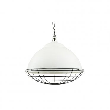 BRUSSELS - Pendant Light In Powder Coated White