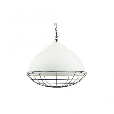 BRUSSELS - Pendant Light In Powder Coated White