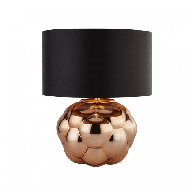 BUBBLES Glass Copper Table Lamp