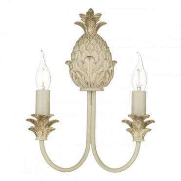 CABANA Double Wall Light Cream and Gold