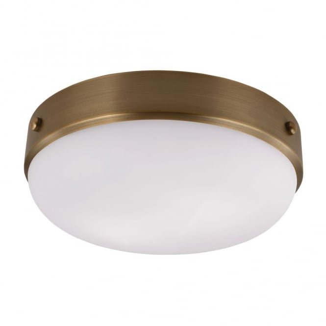 CADENCE - Flush Mount in White, Antique Brass, Bronze
