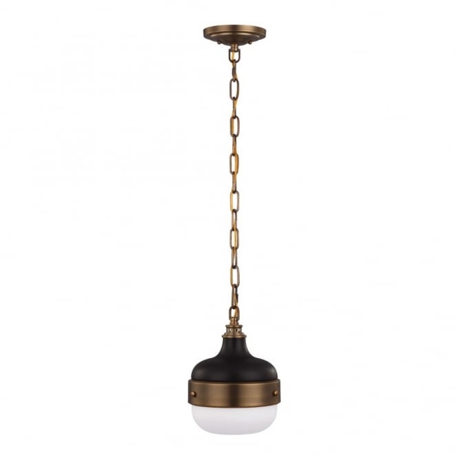 CADENCE - Mini Ceiling Pendant in White, Black, Antique Brass, Bronze