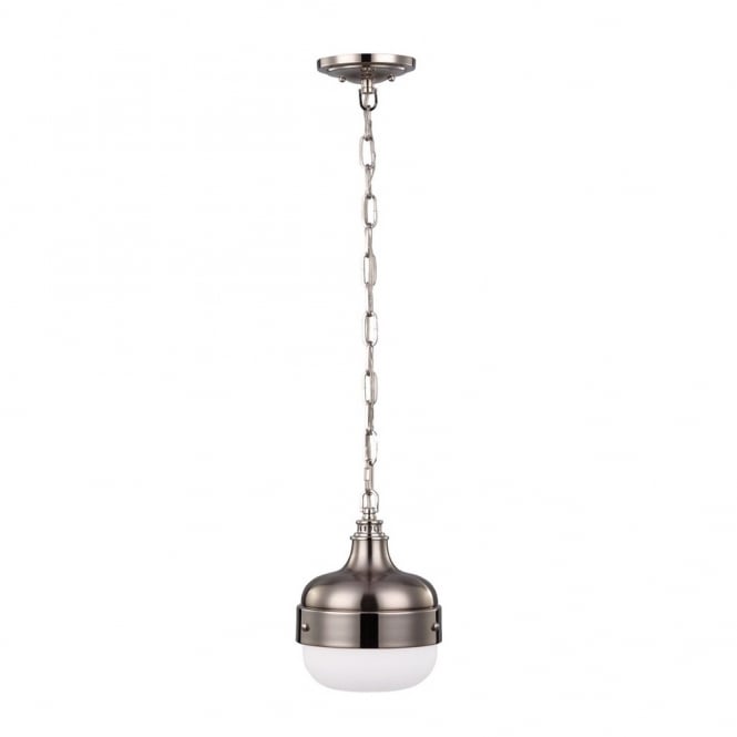 CADENCE - Mini Ceiling Pendant in White, Chrome, Stainless Steel, Nickel