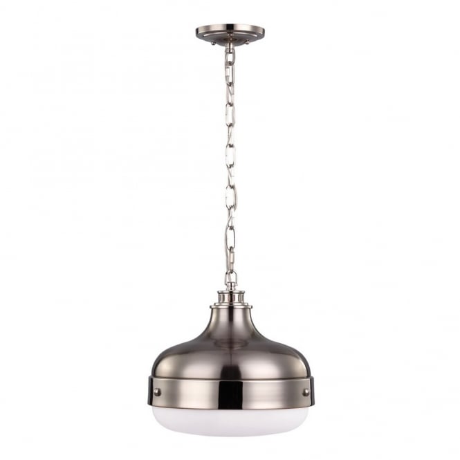 CADENCE - Pendant in White, Chrome, Stainless Steel, Nickel