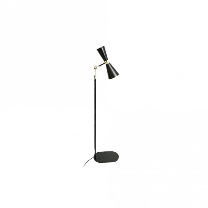 CAIRO - LED Contemporary Floor Lamp In Powder Coated Matte Black