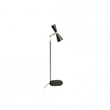 CAIRO - LED Contemporary Floor Lamp In Powder Coated Matte Black
