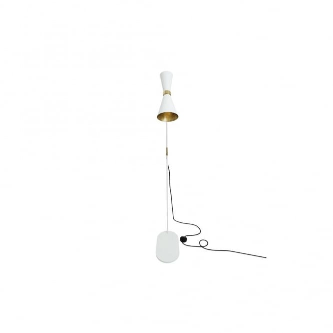 CAIRO - LED Contemporary Floor Lamp In Powder Coated White