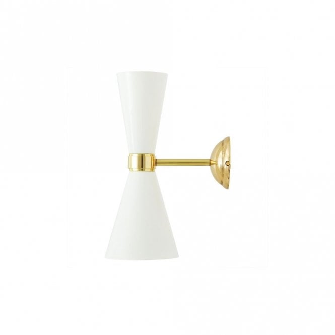 CAIRO - LED Contemporary Wall Light In Powder Coated White
