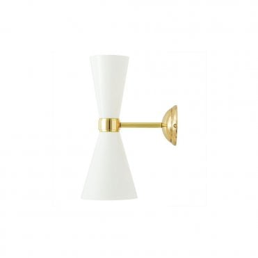 CAIRO - LED Contemporary Wall Light In Powder Coated White