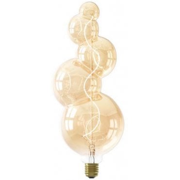 CALEX ALICANTE GIANT Bubbles LED Filament Bulb Gold