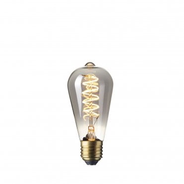 CALEX Dimmable LED Rustic Style Bulb with Spiral Filament