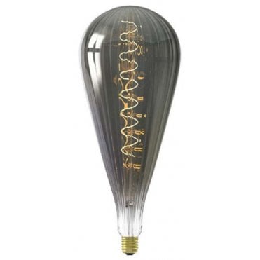CALEX MALAGA GIANT LED Teardrop Bulb Titanium