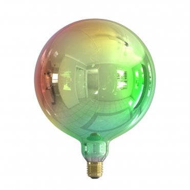 CALEX Oversize LED Bulb Globe G200mm 4W E27 Metallic Opal 2000k Dimmable, Decorative Light
