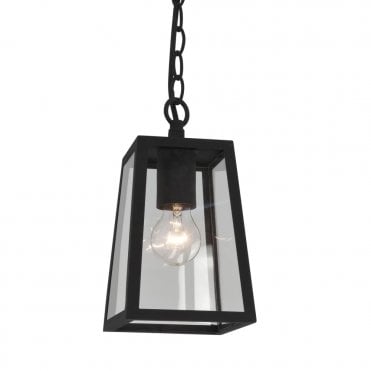 CALVI - Outdoor Lantern Pendant In Black