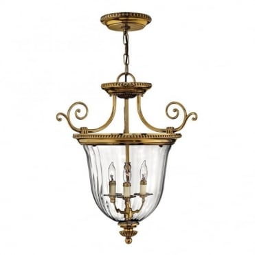 Small Pendant gold lantern