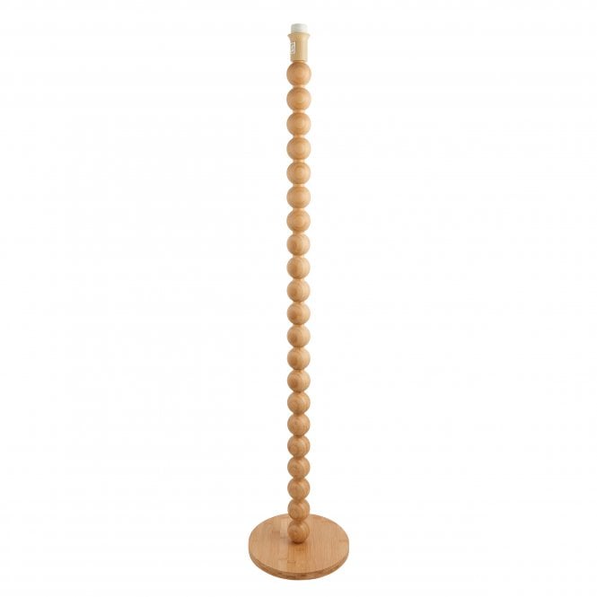 Cane Floor Lamp - Bamboo Wood (Base Only)