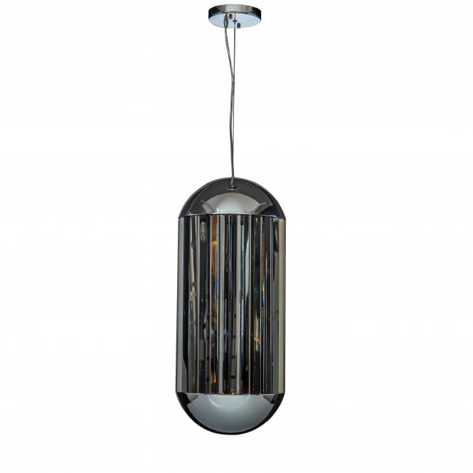 CAPSULE Ceiling Pendant 6 Bullet Pendant Polished Chrome